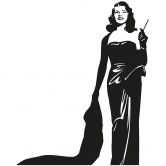 Wandtattoo Rita Hayworth 