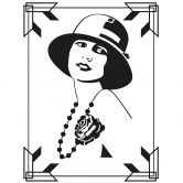 Wandtattoo Golden Twenties 