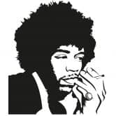 Wandtattoo Jimi Hendrix 