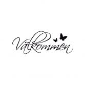 Wandtattoo Välkommen 