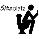 Wandtattoo Sitzplatz Männchen 