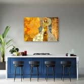 Canvas schilderij, Gustav Klimt vrouw 