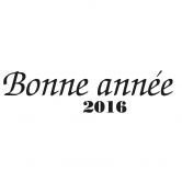 Wandtattoo Bonne année 