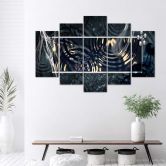 Leinwandbild 5 teilig, Geometrische Abstraktion 