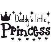 Wallsticker -  Daddy's little Princess 