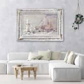 Leinwandbild, Maritimes Shabby Chic 
