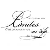Sticker mural - Je connais mes limites... 