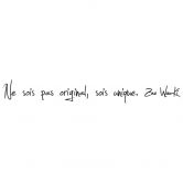 Wandtattoo Nois sois pas original... 