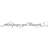 Muursticker Savoir, penser, rever... 