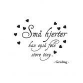 Wallsticker -  Sma hjerter... 