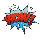 Wandtattoo Comic Soundeffect - Wow! 