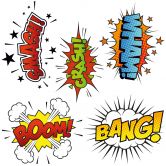 Wandtattoo Comic Soundeffects (Set) 