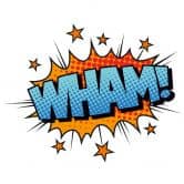 Wandtattoo Comic Soundeffect - Wham! 