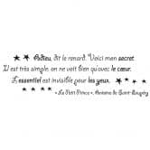 Wandtattoo Adieu - le petit prince 