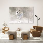Leinwandbild 5 teilig, Ballerina Pirouet 