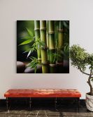 Leinwandbild Orientalischer Zen-Bambus 