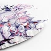 Rundes Leinwandbild Japan Aquarell 