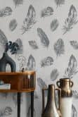 Vliestapete Grafisch Modern in Weiß  
