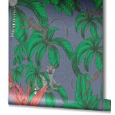 Vliestapete Illustration Modern, Natur in Blau  
