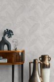 Vliestapete Floral Modern, Natur in Greige  