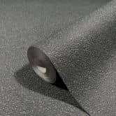 Vliestapete mit glänzender Struktur schwarz Uni 