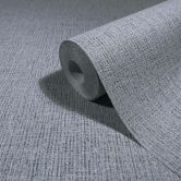 Vliestapete Uni, Textil Uni Modern in Grau 