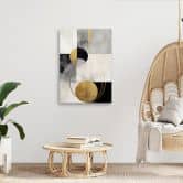 Leinwandbild, Geometrisches Boho-Muster 
