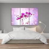 Leinwandbild 3 teilig, Essentielle Orchidee 