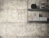 Vliestapete mit glänzender Betonoptik grau, beige Struktur 