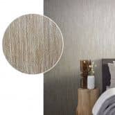 Vliestapete mit leichten Linien und Streifen beige Uni 