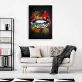 Canvasbillede, Mouth Pop Art 