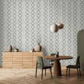 Vliestapete Grafisch Modern in Greige  