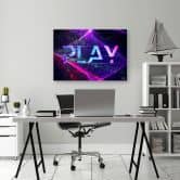 Leinwandbild, Für Gamer Spiele Gaming 