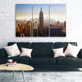Leinwandbild 3-teilig, New York Stadt  