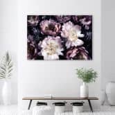 Leinwandbild, Blumenstrauß Vintage Retro 
