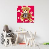 Leinwandbild, Teddybär 