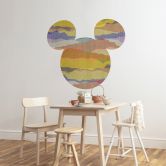Selbstklebende Vlies Fototapete - Mickey Head - 125 x 125 cm 