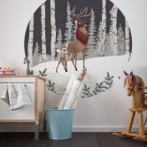 Selvklæbende tapet - Bambi Big Prince - 125 x 125 cm 
