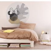 Selbstklebende Vlies Fototapete - Minnie Loop Art - 125 x 125 cm 