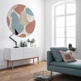 Selvklæbende non-woven tapet - Mickey Terra Bubbles - 125 x 125 cm 