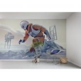 Vlies Fototapete - Star Wars Classic RMQ Hoth Battle Pilot - 500 x 250 cm 