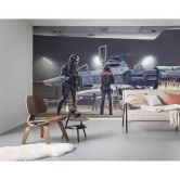 Vlies Fototapete - Star Wars Classic RMQ Yavin Hangar - 500 x 250 cm 