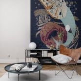 Vlies Fototapete - Star Wars Classic Concrete Asteroid Worm - 200 x 280 cm 
