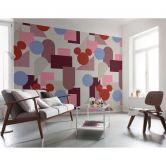 Vlies Fototapete - Colourful Mickey - 400 x 250 cm 