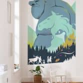 Vlies Fototapete - Frozen Adventure - 150 x 280 cm 