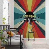 Vlies Fototapete - Star Wars Hyperspace - 200 x 280 cm 