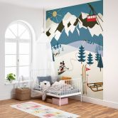 Vlies Fototapete - Mickey Alpine - 200 x 250 cm 