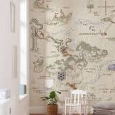 Carta da parati - Winnie the Pooh Map - 200 x 240 cm 