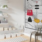 Vlies Fototapete - Mickey Kit - 200 x 280 cm 