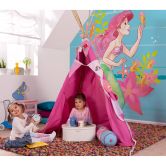 Vlies Fototapete - Ariel Little Friends - 250 x 250 cm 